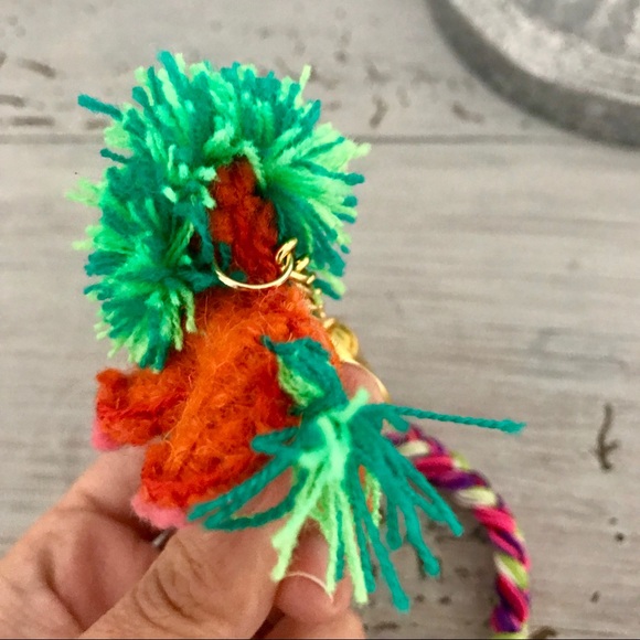 Colorful Handmade Lion Keychain - Picture 5 of 8
